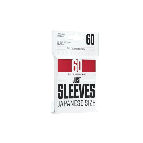 UNIT Gamegenic Just Sleeves: Japanese Size Red (60 ct.)