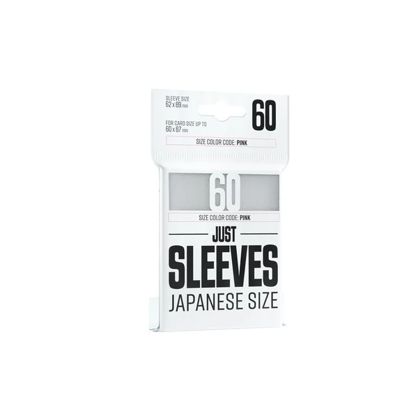 UNIT Gamegenic Just Sleeves: Japanese Size White (60 ct.)