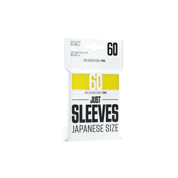 UNIT Gamegenic Just Sleeves: Japanese Size Yellow (60 ct.)