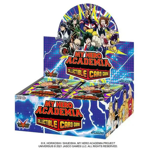 My Hero Academia collectable Card Game - Booster Wave 1 Display