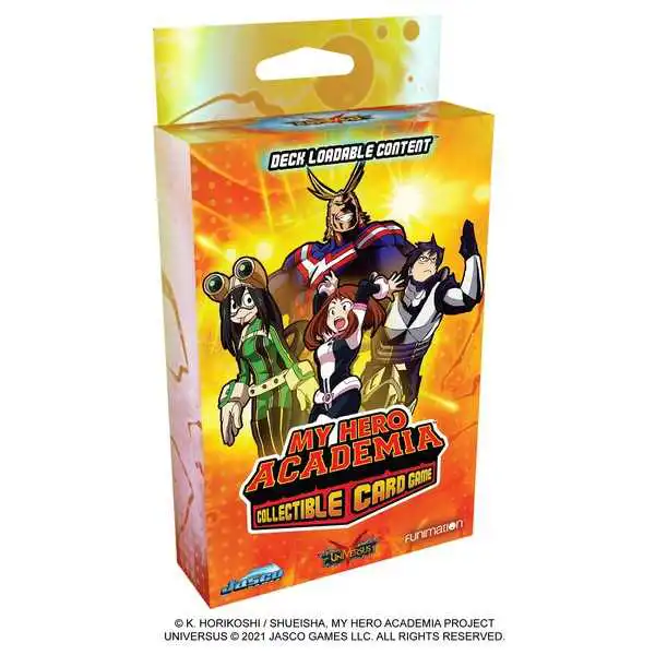 My Hero Academia collectable Card Game - Deck-Loadable Content Wave 1