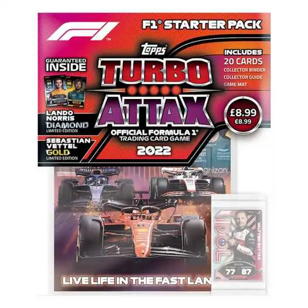 F1 Turbo Attax 2022 Starter Packs